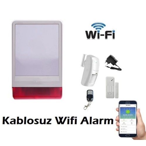 Kablosuz Wifi Akıllı Alarm Seti ICW-3072