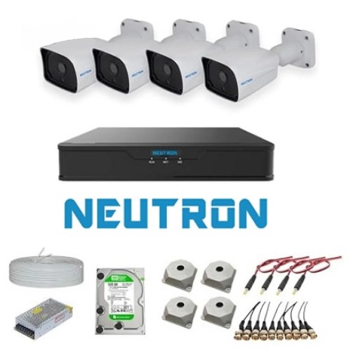 Neutron 4 kameralı set XVR301-04G Tra-7210 AHD kamera seti