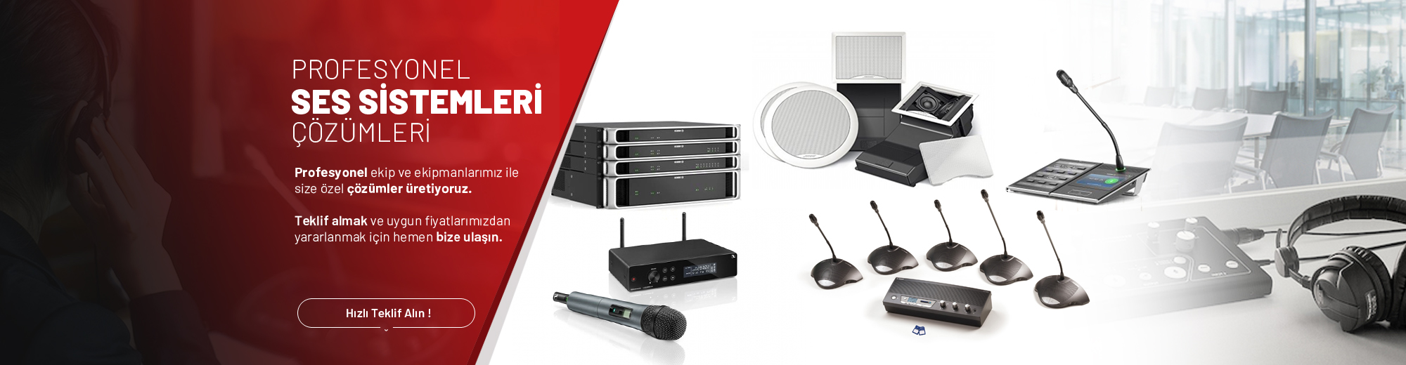 Ses Sistemleri Banner