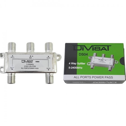 1 Giriş 4 Çıkış 1/4 Splitter 5-2400 Divisat