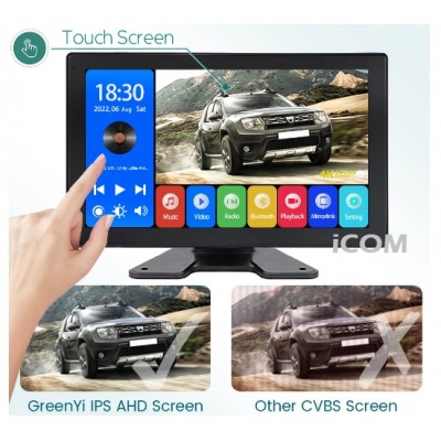 10 inç Dokunmatik 4 Kanal Kayıtlı Monitör IWC-2180