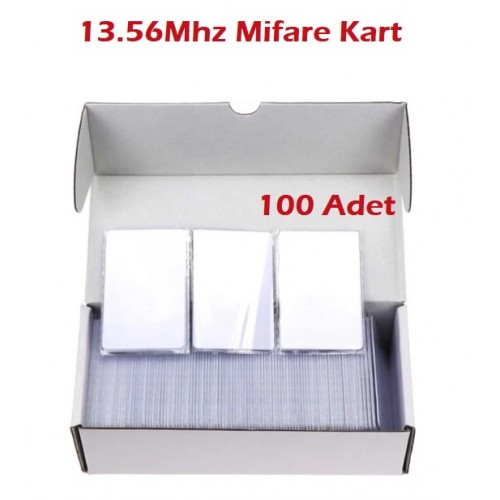 Mifare Kart 13,56 Mhz Rfid Kart Okuyucularla Uyumlu 100 Adet