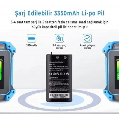 5 inç IP-HD-TVI-CVI-AHD Cctv Kamera Test Cihazı AC-990