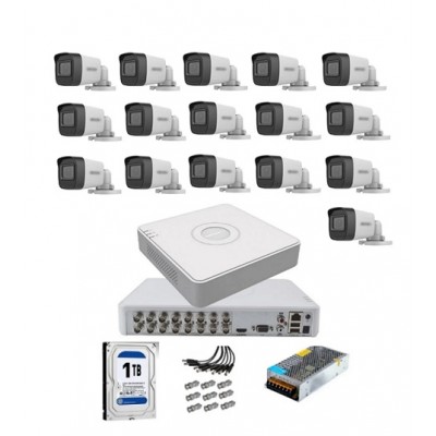 Hikvision 16 Kameralı Güvenlik Kamera Hazır Set 1tb icomg-016