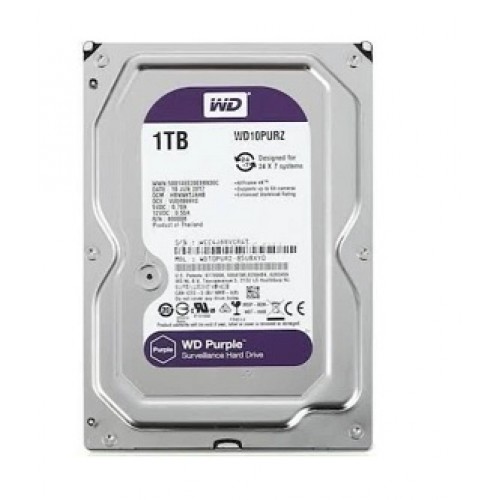 WD Purple 1 TB SATA3 HDD WD10PURX Güvenlik Harddiski