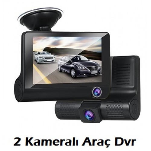 2 Kameralı Araç İçi Kamera Kayıt Cihazı C-36