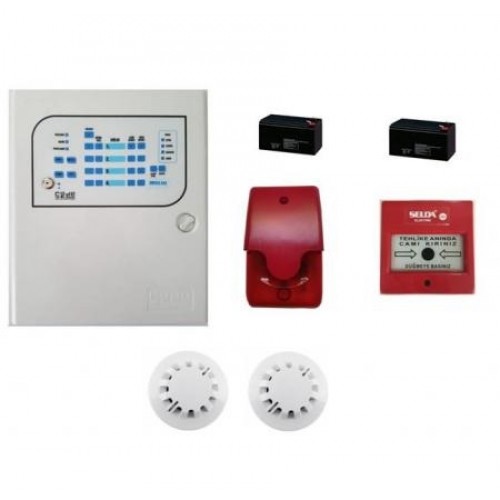 2 Li Yangın Alarmı Seti Komple Set