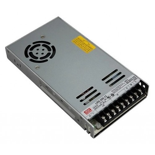 MeanWell LRS-350-24 24 Volt 14.6 Amper Metal Kasa Adaptör
