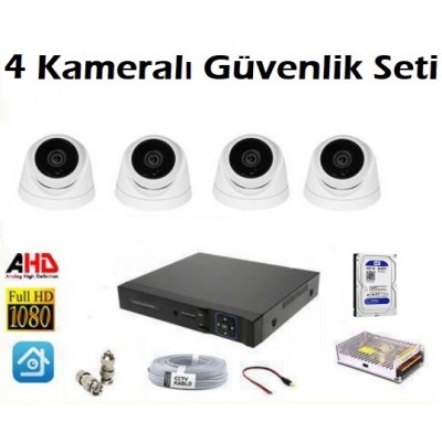 Ev Kamera Sistemi 4 Kameralı ICS-7080