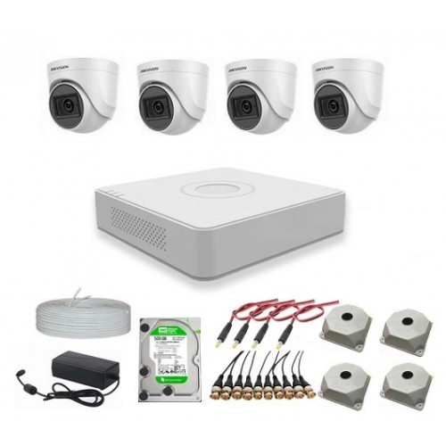 Hikvision 4 Kameralı İç Ortam Güvenlik Kamera Seti