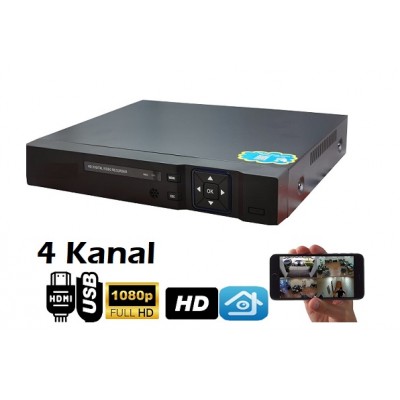 4 Kanal AHD h265 Hibrit Kayıt Cihazı Xmeye CV-54
