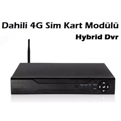 Dahili Sim Kart Modüllü 4 Kanal Ahd Hybrid Kayıt Cihazı BM-440
