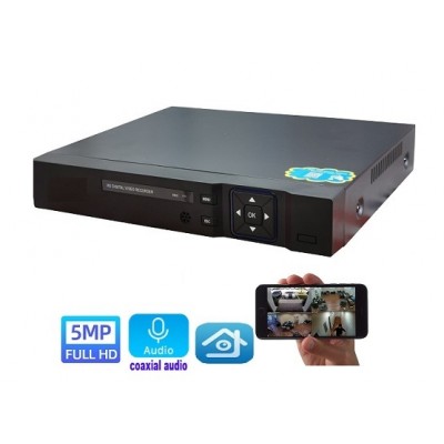 16 Kanal 5MP Koaksiyel Ses Ahd Kayıt Cihazı DX-4016