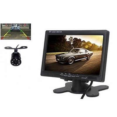 7 inç Araç Monitör, Geri Vites Arka Görüş Kamerası Seti LD-171