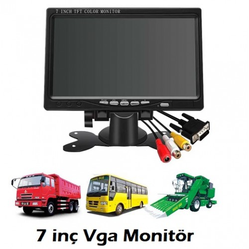 7 inç Vga Av Monitör icomv-97