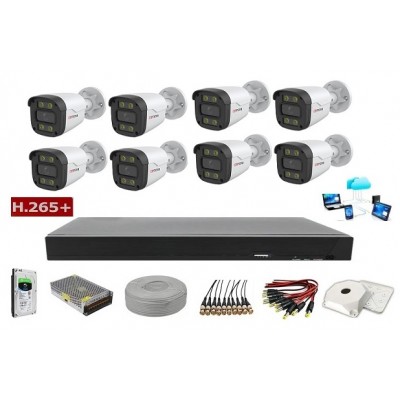 CN-08 8 Kameralı Cenova 2MP FullHD Set 