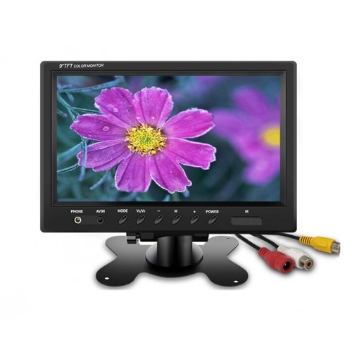 9 inç LCD 2 Kanal Monitör LCD-09