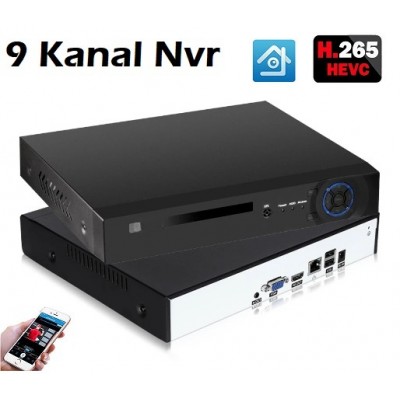 9 KANAL NVR 5MP H265 İp Kamera Kayıt Cihazı N-708 