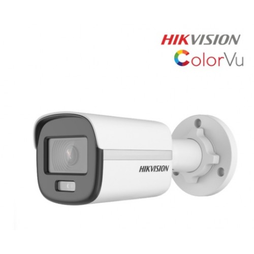 Hikvision DS-2CD1027G0-LUF Dahili mikrofon 2 MP IP ColorVu Bullet Kamera