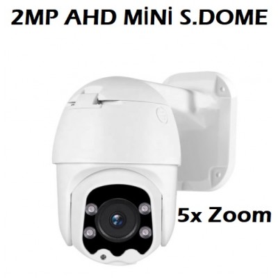 Mini Speed Dome Kamera 2Mp Ahd 5x Zoom