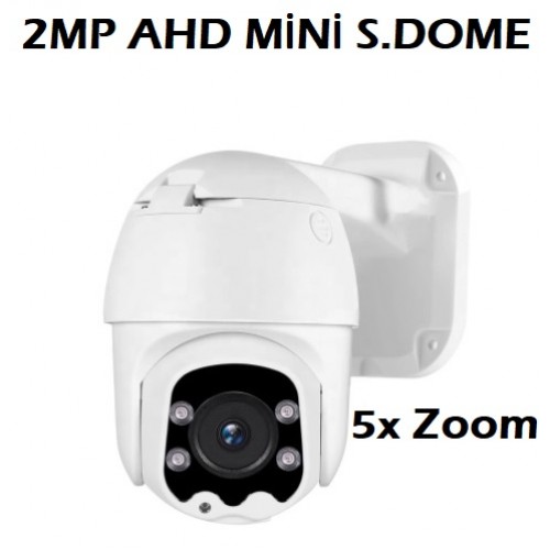 Mini Speed Dome Kamera 2Mp Ahd 5x Zoom