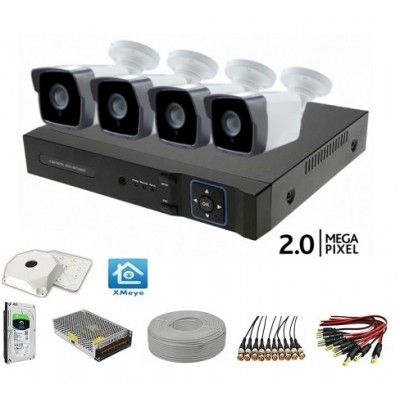 Apartman Kamera Sistemi 4 Kameralı STT-40