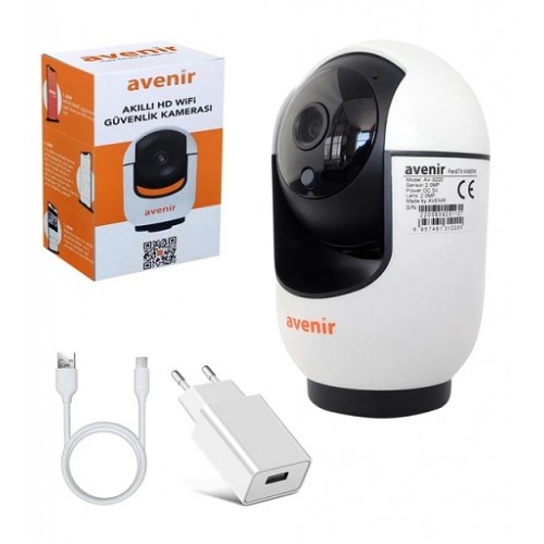 Avenir Av-s220 Ip Smart Akıllı Güvenlik Kamerası 2mp Wifi Renkli Gece Görüş Harekete Duyarlı s220
