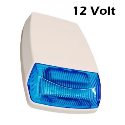 Beepcam Sahte Caydırıcı Ledli Siren 12V Mavi