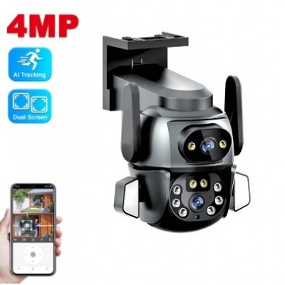 Çift Kameralı Ptz Wifi Kamera 4MP ICS-2180