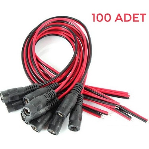 100 ADET CCTV KAMERA DİŞİ POWER JACK KALİTELİ