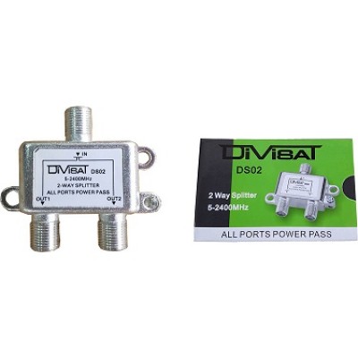 Divisat 1 Giriş 2 Çıkış 1/2 Splitter 5-2400