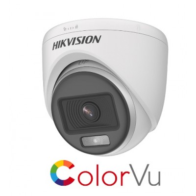 Hikvision DS-2CE70DF0T-PF 2MP 1080P ColorVu Gece Renkli HDTVI Dome Kamera