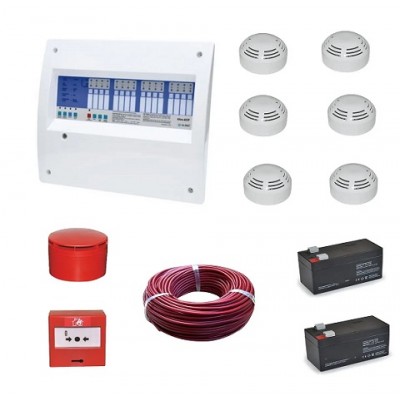 Eleks 6 Bölgeli Konvensiyonel Yangın Alarm Seti EK-6