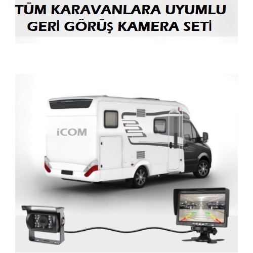 7 inç Monitörlü Geri Görüş Karavan Kamera Seti AR-21