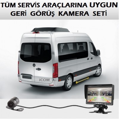 7 inç Geri Görüş Servis Aracı Kamera Seti ICS-76