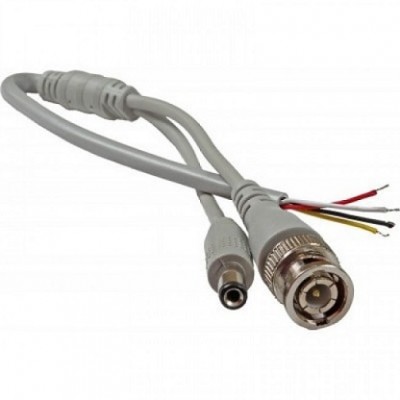 İcom Bnc Power Jak Fişli Güvenlik Kamera Kablosu Gri