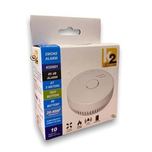 K2 Pilli Duman Dedektörü Ksd001 ICS-81