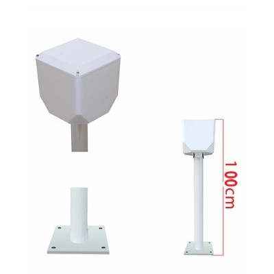 1mt. Kamera Montaj Direği + Küp ile Birlikte (Fırın Boyalı) KP-10