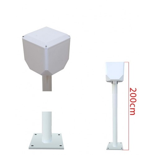 2mt. Kamera Montaj Direği + Küp ile Birlikte (Fırın Boyalı) KP-20