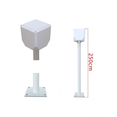 2,5mt. Kamera Montaj Direği + Küp ile Birlikte (Fırın Boyalı) KP-25