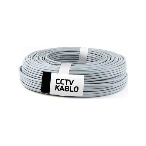 50 Metre Cctv Kablo Güvenlik Kamera Kablosu 2+1