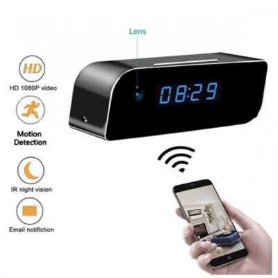 HD WİFİ MASA SAATİ KAMERA CANLI İZLEME VE KAYIT