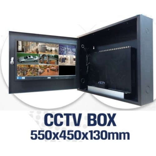 19 inc Dvr Box Kabinet Siyah 55x45x13