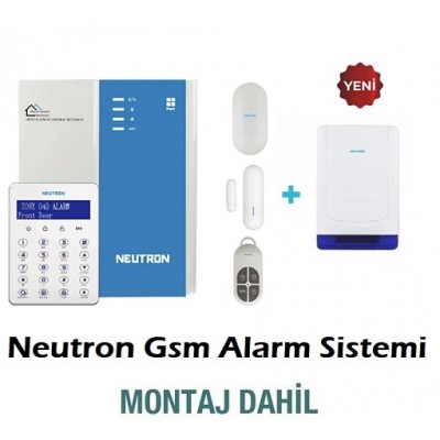 NEUTRON KABLOSUZ 4G HIRSIZ ALARM SİSTEMİ KURULUM DAHİL