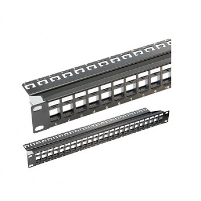 Oring 24 Port UTP Snap in Patch Panel - Düz - Boş SIPP00U