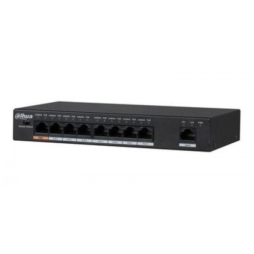 Dahua PFS3009-8ET1GT-96 8 Port PoE 96W Yönetilmeyen Switch
