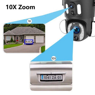 4MP Çift Kameralı PTZ Destekli 4G Ubox 10x Zoom Kamera ICC-2950