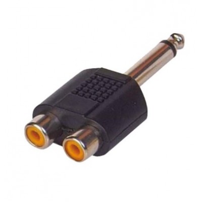 Uptech KJ76 6,3 Mono Erkek Rca Dd Çevirici Çiftli Jak