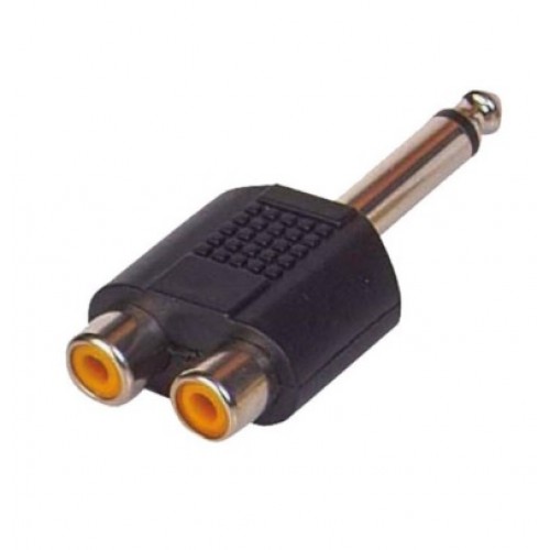 Uptech KJ76 6,3 Mono Erkek Rca Dd Çevirici Çiftli Jak