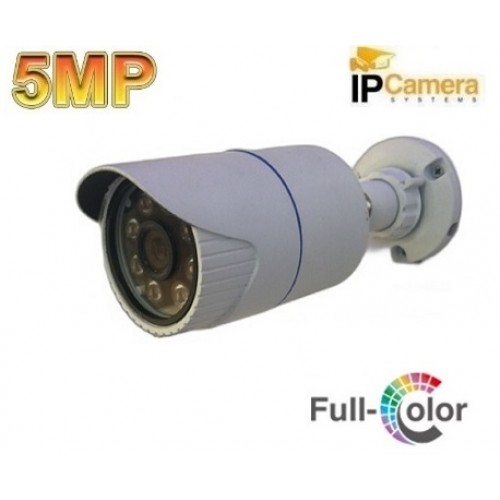 5 MP WARM LED IP POE METAL KASA BULLET GÜVENLİK KAMERASI FULL COLOR ICS-40